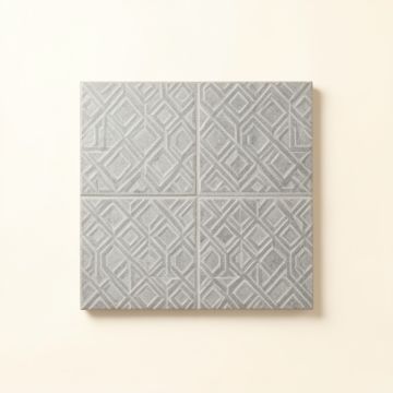 Juniper Crossing Uninstalled Square Decorative Tile - Gray (synthetic illustration; no displayed measurements)