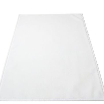 Heath Arc Rectangular Outdoor Rug - White