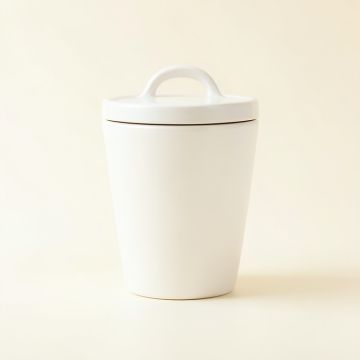 Field Dale Storage Canister With Lid - White (synthetic illustration; no displayed measurements)