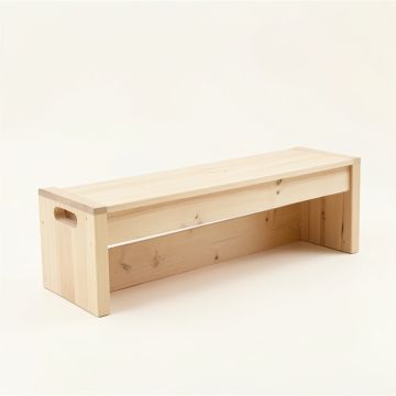 Briar Bend Narrow Outdoor Storage Bench - Beige (synthetic illustration; no displayed measurements)