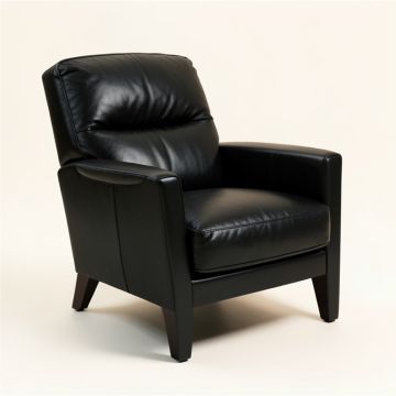 Almodovar 36.2 '' Wide Full Grain Leather Lounge Chair (synthetic illustration; no displayed measurements)