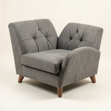 Chelsea Tufted Flared Arms Chaise Lounge (synthetic illustration; no displayed measurements)