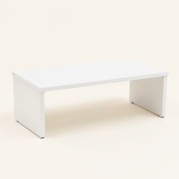 Cove Dell Desktop Monitor Riser - White (synthetic illustration; no displayed measurements)