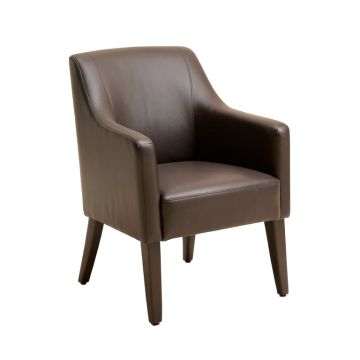 Beaird Leatherette Upholstered Dining Chair (synthetic illustration; no displayed measurements)