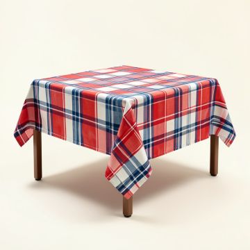 Vanhouten Check Vinyl Tablecloth (synthetic illustration; no displayed measurements)