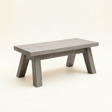Bay Falls Indoor Bench - Gray (synthetic illustration; no displayed measurements)