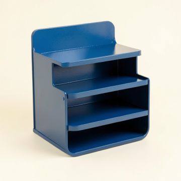 Pine Arc Empty Mug-Storage Cabinet Insert - Blue (synthetic illustration; no displayed measurements)