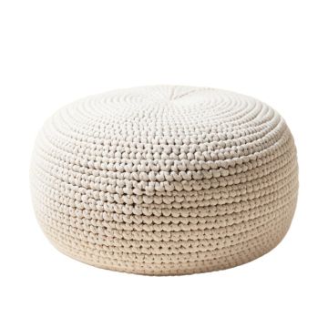 Knitted Pouf