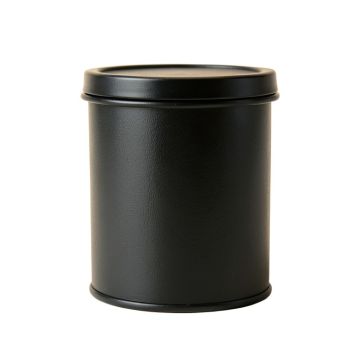 Linden Arc Storage Canister With Lid - Black