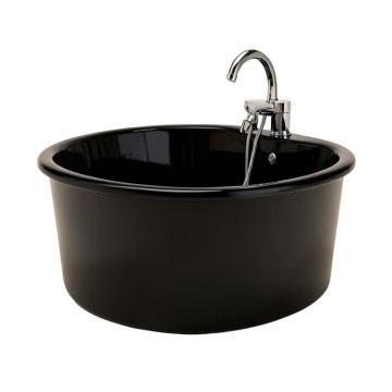 70 '' X 32 '' Freestanding Soaking Fiberglass Bathtub With Faucet