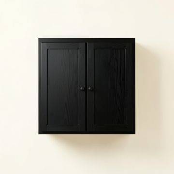 Alder Arc Wall-Mounted Entry Cabinet (synthetic illustration; no displayed measurements)