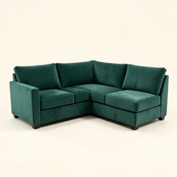 Gulfcrest 141.34 '' Wide Velvet Symmetrical Modular Corner Sectional (synthetic illustration; no displayed measurements)