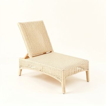 Stone Dale Outdoor Lounge Chair - Cream (synthetic illustration; no displayed measurements)