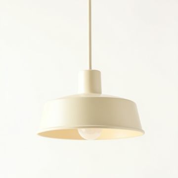 Sage Bluff Pendant Light Suspended From One Plain Cable - Cream (synthetic illustration; no displayed measurements)