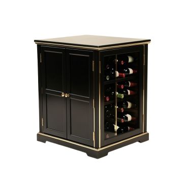 Indiana Bar With Wine Storage