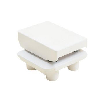 3 '' 5 '' Or 8 '' White Adjustable Bed Risers Or Furniture Legs Set Of 4