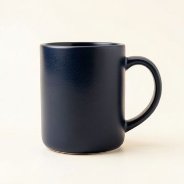 Reed Crest Ceramic Mug - Navy (synthetic illustration; no displayed measurements)