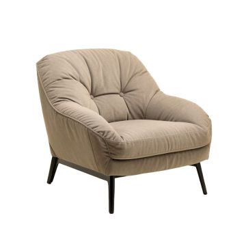 Hilaria 32 '' Wide Tufted Polyester Papasan Chair