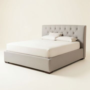 Carnegie Tufted Upholstered Platform Bed (synthetic illustration; no displayed measurements)
