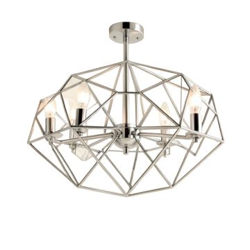 Downes 8 - Light Unique / Statement Geometric Chandelier