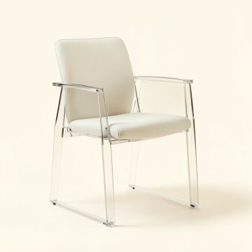 Quast Modern Acrylic Dining Chair (synthetic illustration; no displayed measurements)