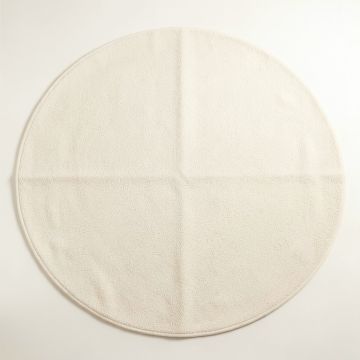 Field Bridge Round Area Rug - Cream (synthetic illustration; no displayed measurements)