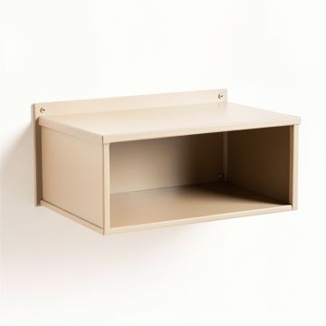 Sage Bend Wall-Mounted Shelf - Beige (synthetic illustration; no displayed measurements)