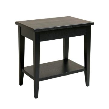 Stone Crossing Side Table - Black