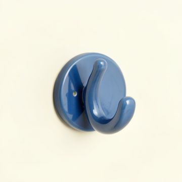 Oak Bluff Wall-Mounted Robe Hook - Blue (synthetic illustration; no displayed measurements)