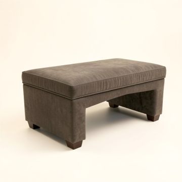 Ariyal Upholstered Wood Bench (synthetic illustration; no displayed measurements)