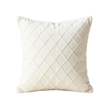 Hill Brook Filled Accent Pillow - White