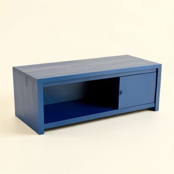 Wren Arc Shoe Storage Bench - Blue (synthetic illustration; no displayed measurements)