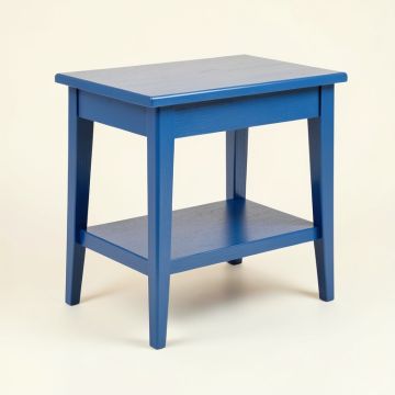 Sage Arc Side Table - Blue (synthetic illustration; no displayed measurements)