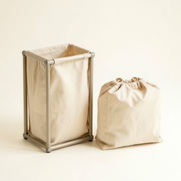Birch Crossing Laundry Sorting Station With Plain Removable Bags - Beige (synthetic illustration; no displayed measurements)