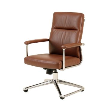 Indra Genuine Leather Conference Chair