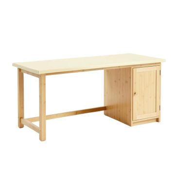 Moss Dale Empty Workshop Workbench - Cream
