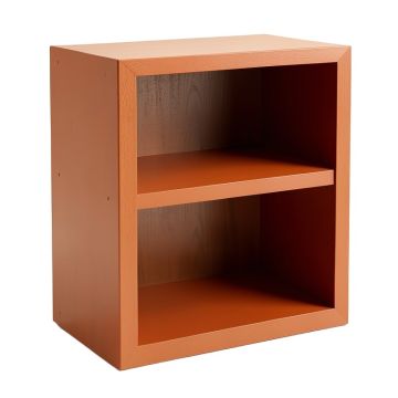 Fern Bend Empty Mug-Storage Cabinet Insert - Terracotta