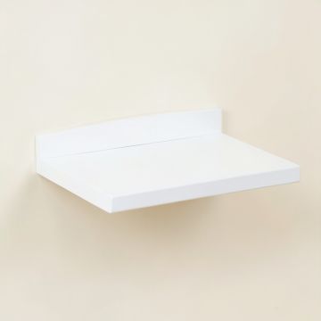 Ridge Edge Wall-Mounted Cat Perch - White (synthetic illustration; no displayed measurements)