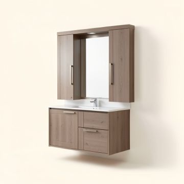 Letourneau 39 '' Wall-Mounted Single Bathroom Vanity Set (synthetic illustration; no displayed measurements)