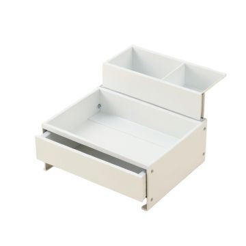 Flint Bend Empty Coffee-Station Organizer - White