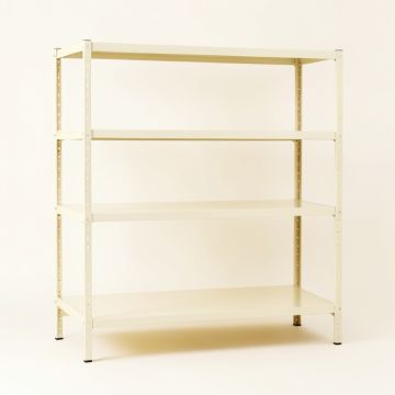 Olive Bluff Empty Seed-Starting Shelving Unit Without Lights - Ivory (synthetic illustration; no displayed measurements)