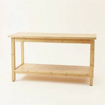 Rowan Edge Empty Workshop Workbench - Beige (synthetic illustration; no displayed measurements)