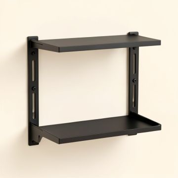 Morrow 10.47 '' W X 27.36 '' H X 4.92 '' D Wall Mounted Bathroom Shelves (synthetic illustration; no displayed measurements)