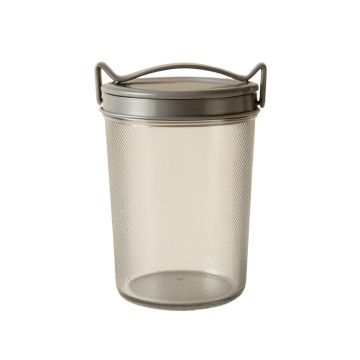 Rowan Bend Storage Canister With Lid - Gray