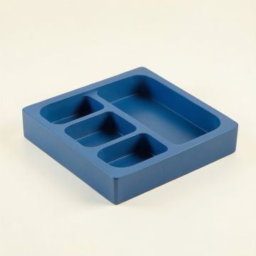 Slate Branch Empty Pantry Drawer Organizer Insert - Blue (synthetic illustration; no displayed measurements)