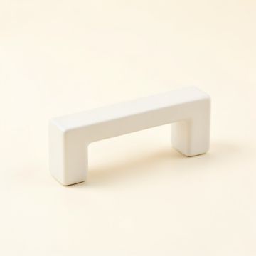 Meadow Bridge Cabinet Handle Without Packaging - White (synthetic illustration; no displayed measurements)
