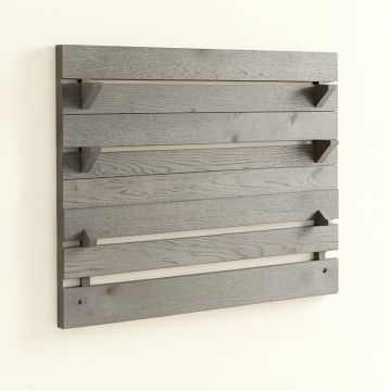 Briar Dale Empty Wall-Mounted Tool Organizer Panel - Gray (synthetic illustration; no displayed measurements)