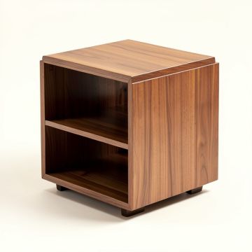 Wilfredo Chairside Solid Wood End Table With Storage (synthetic illustration; no displayed measurements)