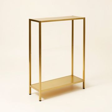 Kutsi 76.6 '' H X 31.5 '' W Iron Etagere Bookcase (synthetic illustration; no displayed measurements)