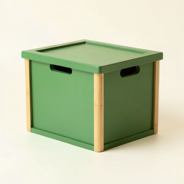 Shore Branch Low Toy Storage Unit - Green (synthetic illustration; no displayed measurements)